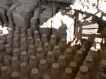 Бейт-Шеан. Система обогрева полов в бане.