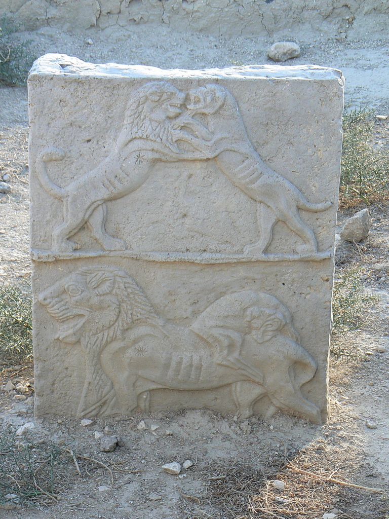 Копия барельефа Ханаанского храма