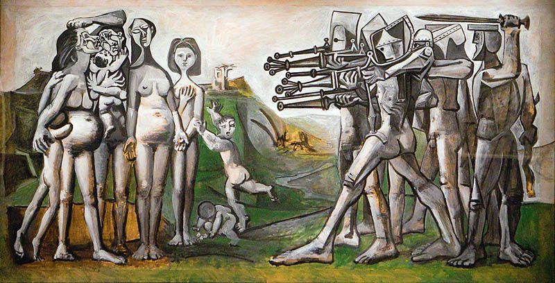 Pablo Picasso's painting "Massacre in Korea"